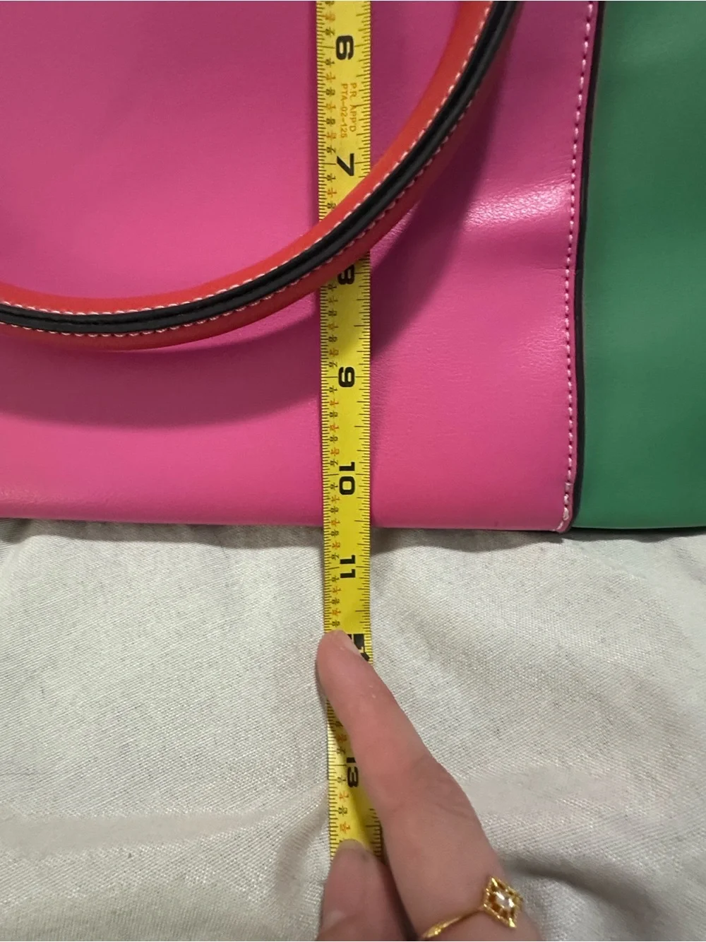 Women’s Colorblock Tote Bag - Pink, Green, Yellow and Orange NWOT